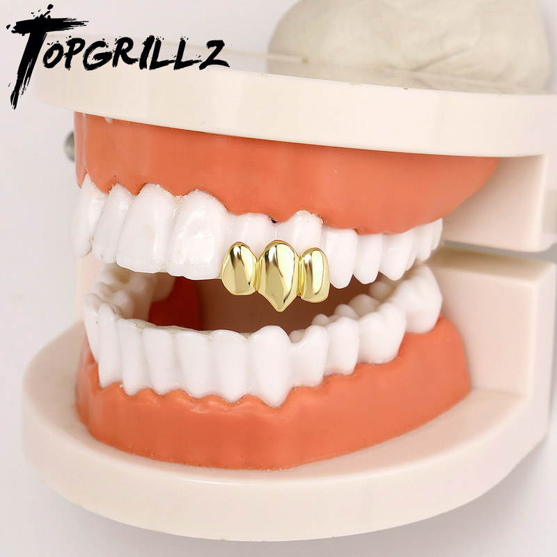 Body Jewelry Men - TOPGRILLZ الهيب هوب لامعة الأسنان Grillz