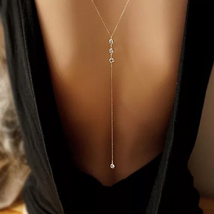 Body Jewelry Usa - جديد حجر الراين مثير المرأة عودة