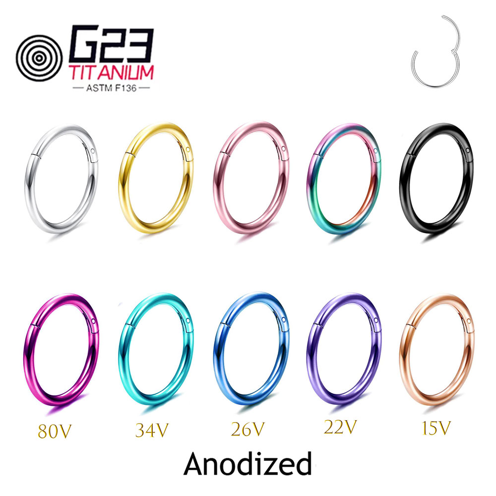 Body Jewelry Implants - الجملة G23 التيتانيوم ثقب الأنف F136