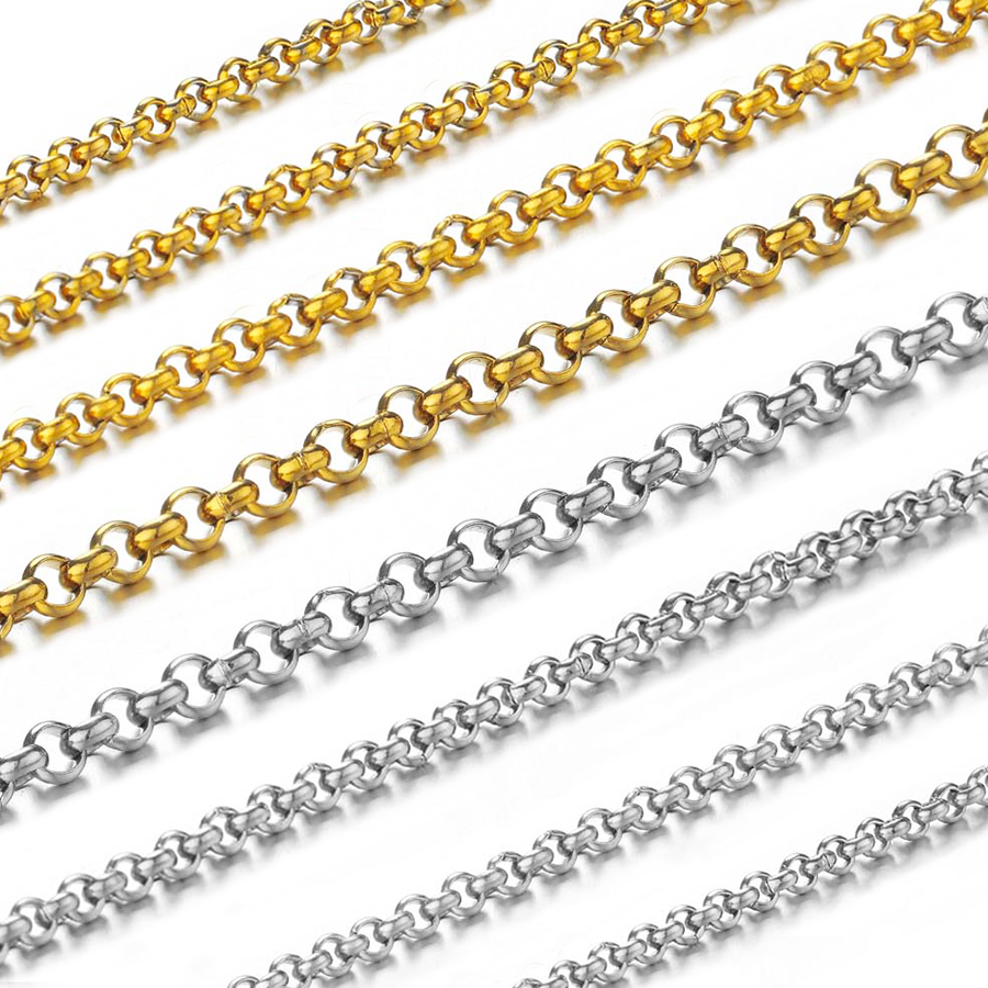 Body Jewelry Usa - سلسلة دائرية صغيرة من الفولاذ المقاوم
