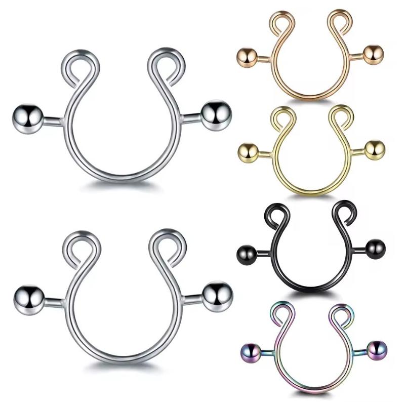 Body Jewelry Wholesale - 2 قطعة من حلقات الحلمات المصنوعة