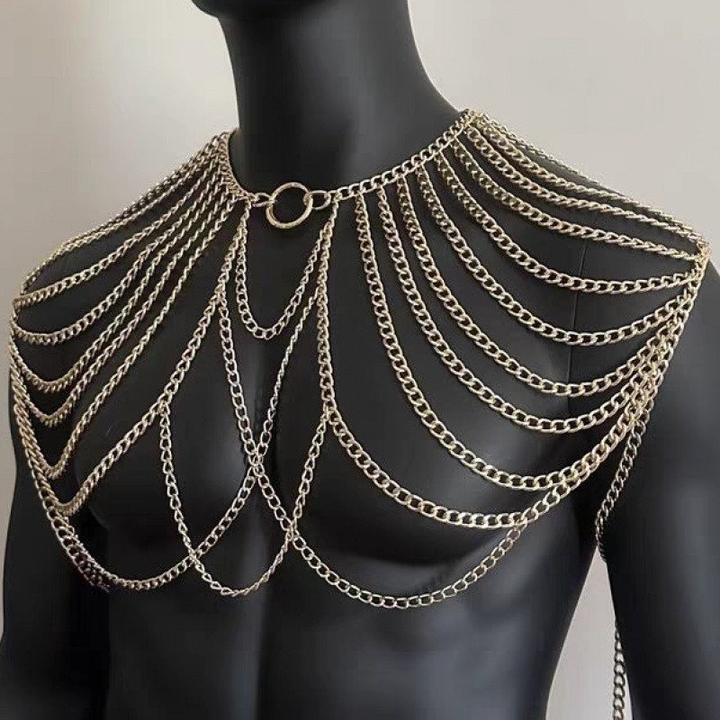 Body Jewelry Men - سلسلة جسم للرجال، مجوهرات مثيرة، مجوهرات