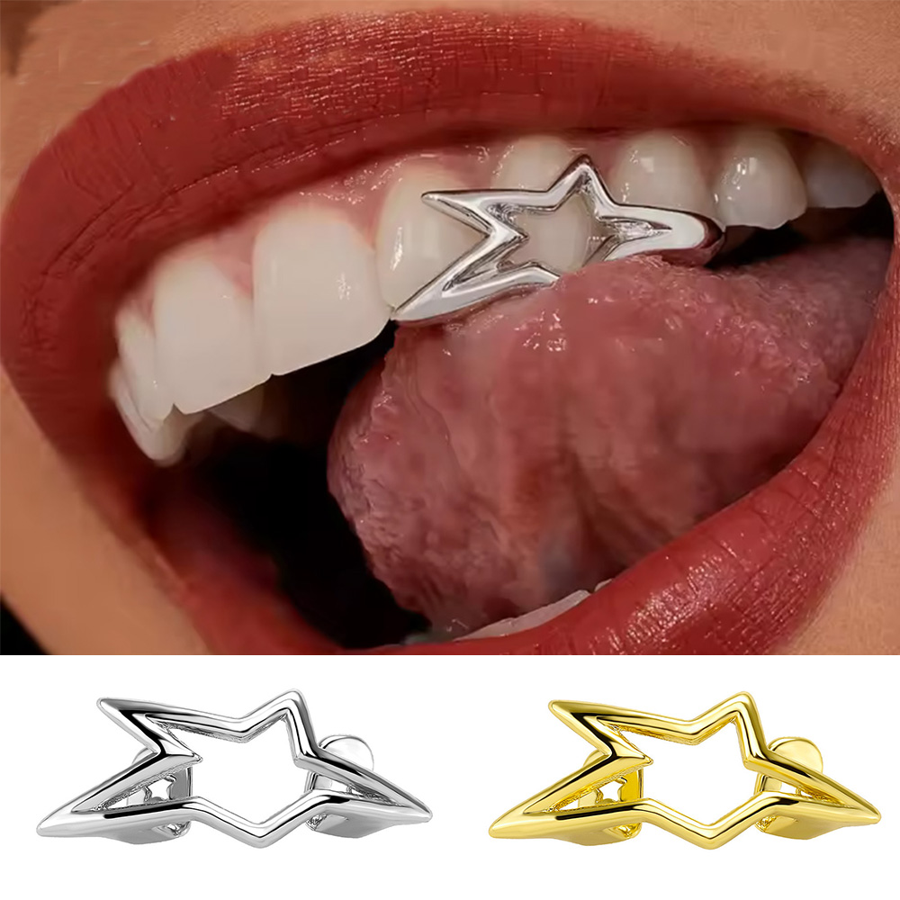 Body Jewelry Men - YOUNGX غطاء أسنان سايبر بانك بتصميم