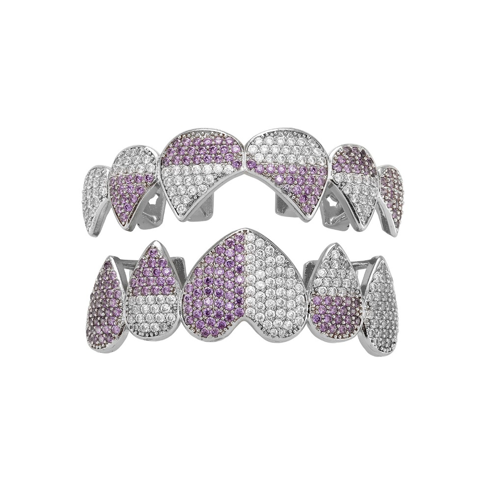 Body Jewelry Quality - أغطية أسنان عالية الجودة بنمط قلب