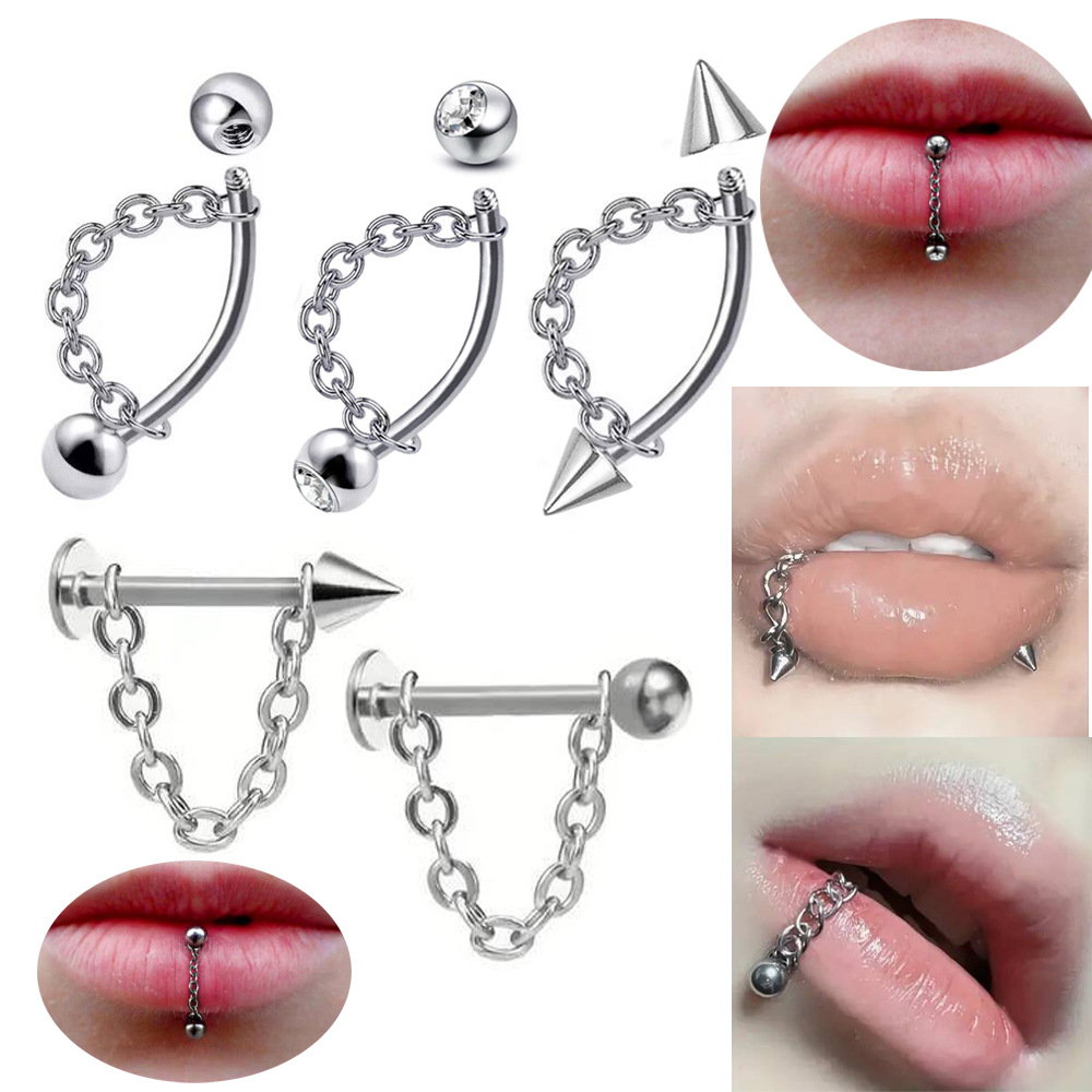 Body Jewelry Tunnels - حلقات حلمة الثدي 16G من الفولاذ