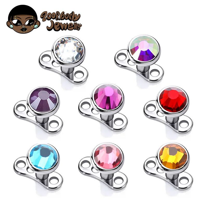 Body Jewelry Implants - G23 ثقب التيتانيوم مايكرو مرساة جلدية