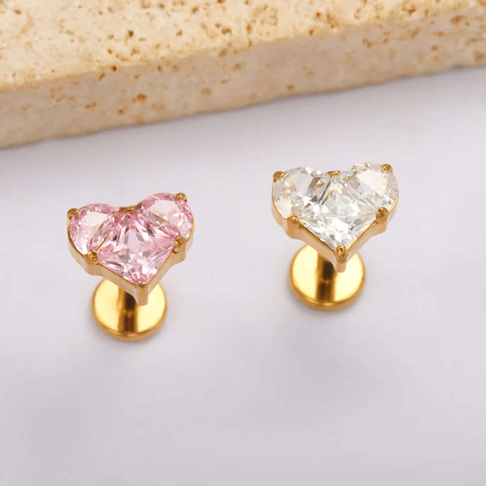حلق أذن من سبيكة التيتانيوم AS - مراجعة Body Jewelry Implants وسعره