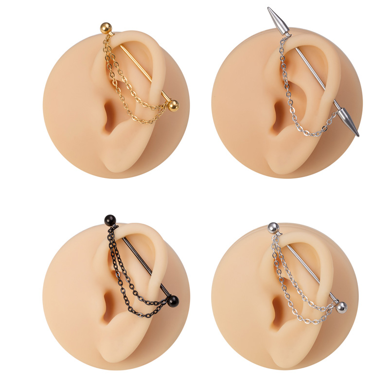 1 قطعة ثقب الحديد الصناعي مع س - مراجعة Body Jewelry Implants وسعره