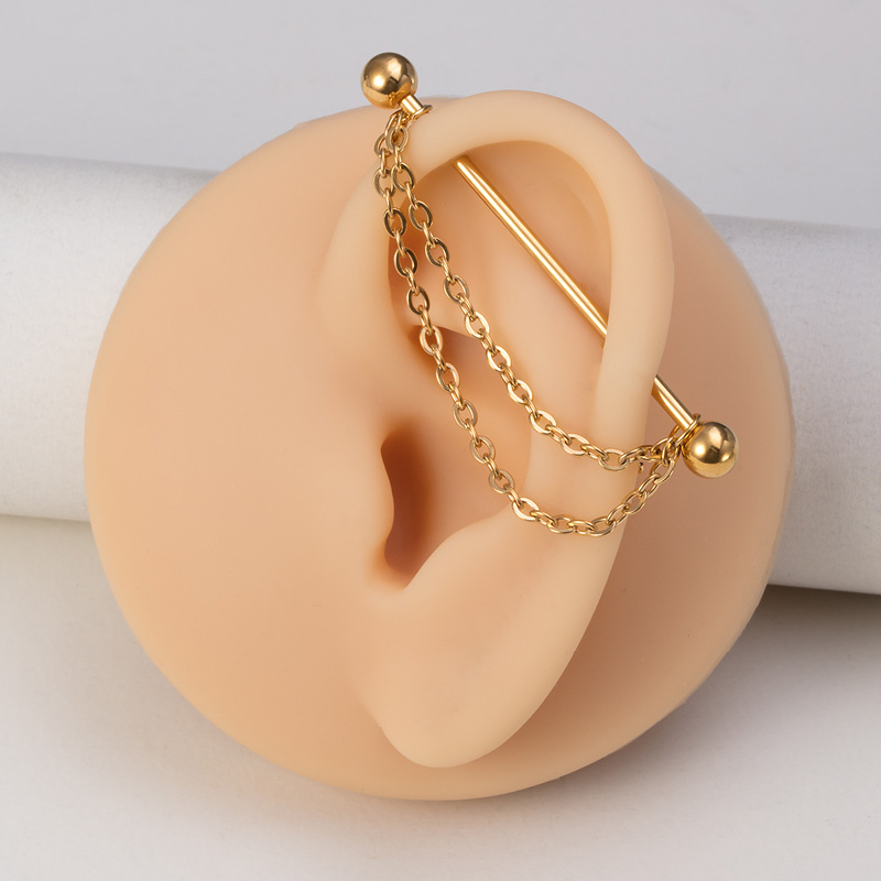 1 قطعة ثقب الحديد الصناعي مع س - مراجعة Body Jewelry Implants وسعره