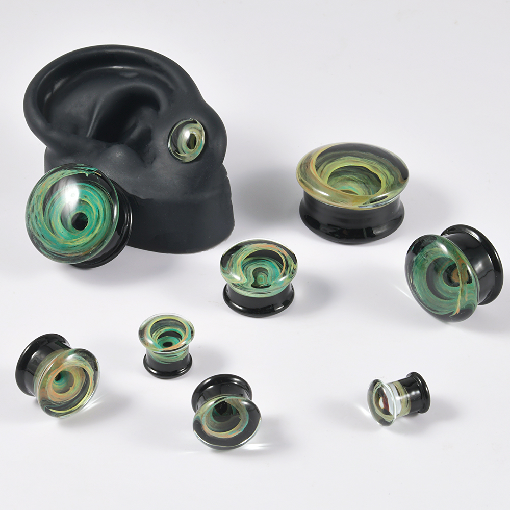زوج من سدادات الأذن الزجاجية ع - مراجعة Body Jewelry Quality وسعره