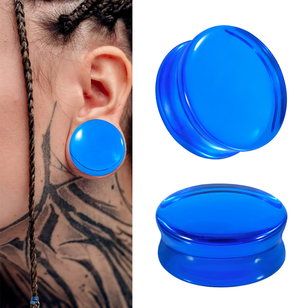 1/2/22 قطعة الزجاج والحجر جولة - مراجعة Body Jewelry Tunnels وسعره