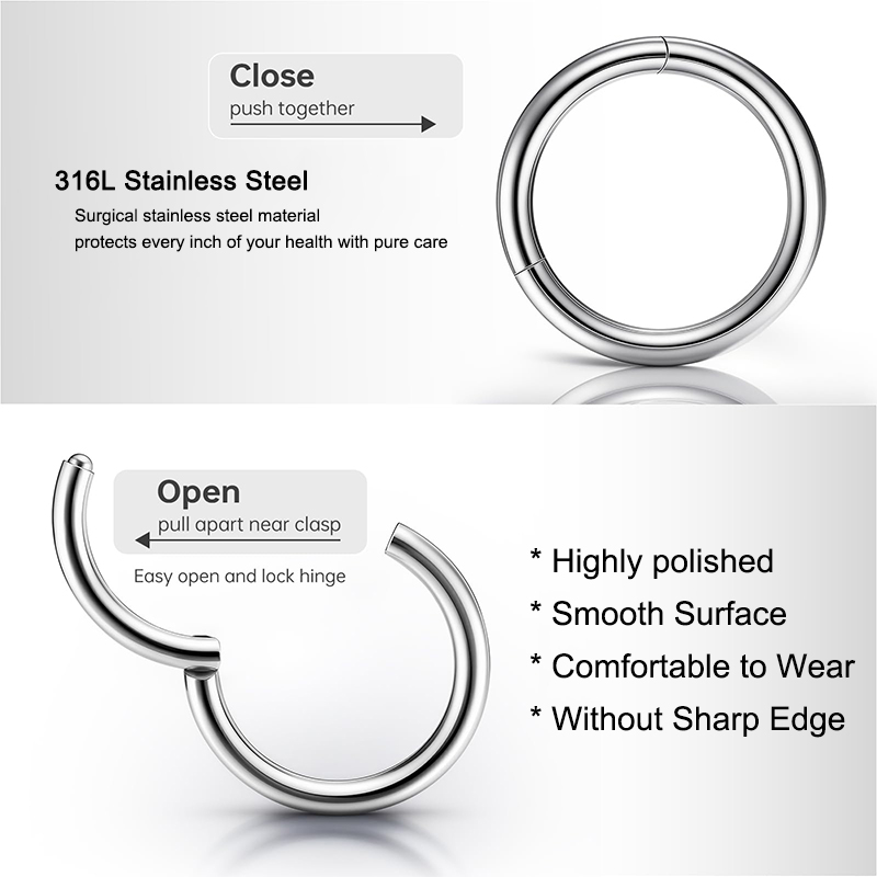 حلقات أنف وفواصل أنفية من الفو - مراجعة Body Jewelry Nose وسعره