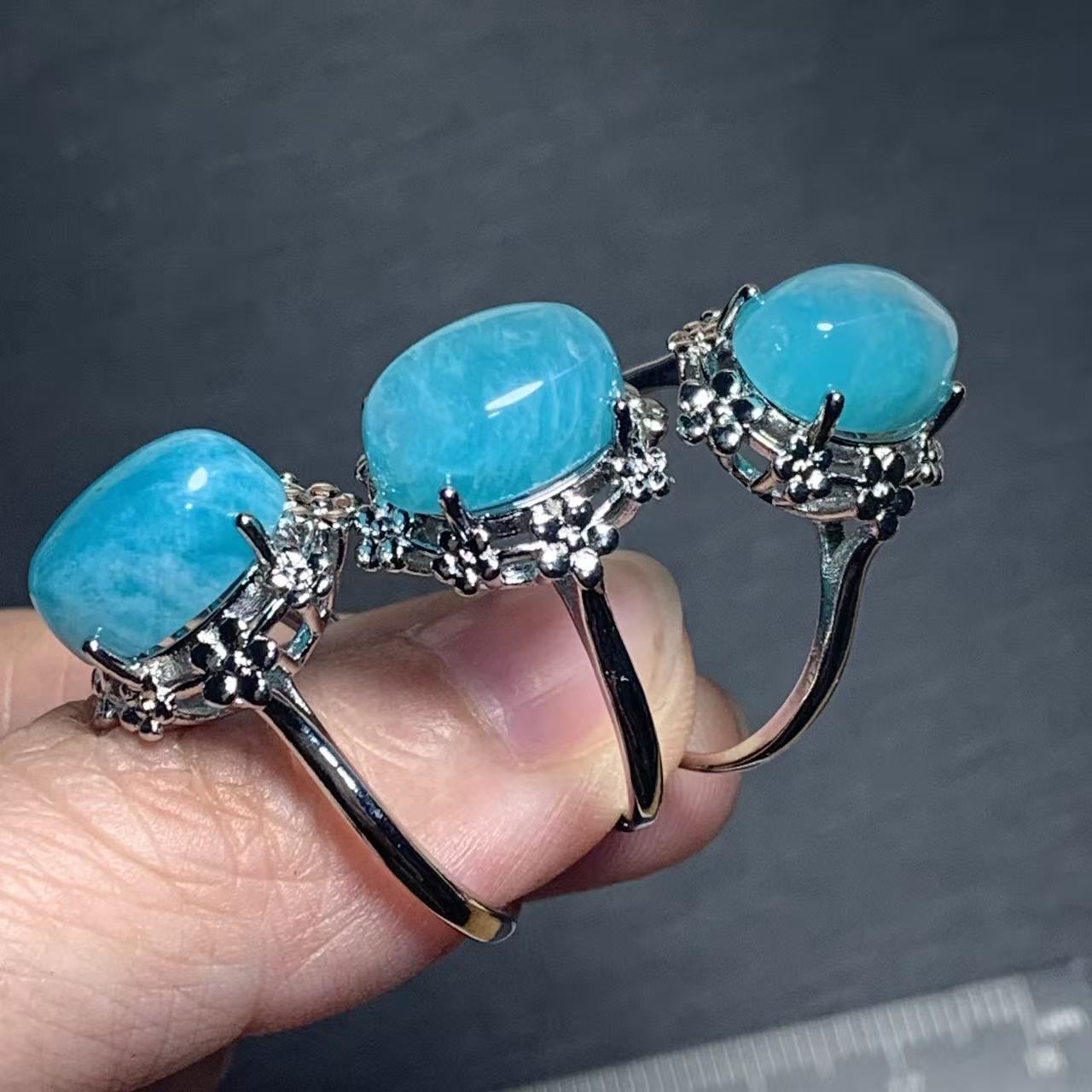 خاتم أمازونيت طبيعي قابل للتعد - مراجعة Body Jewelry Wholesale وسعره