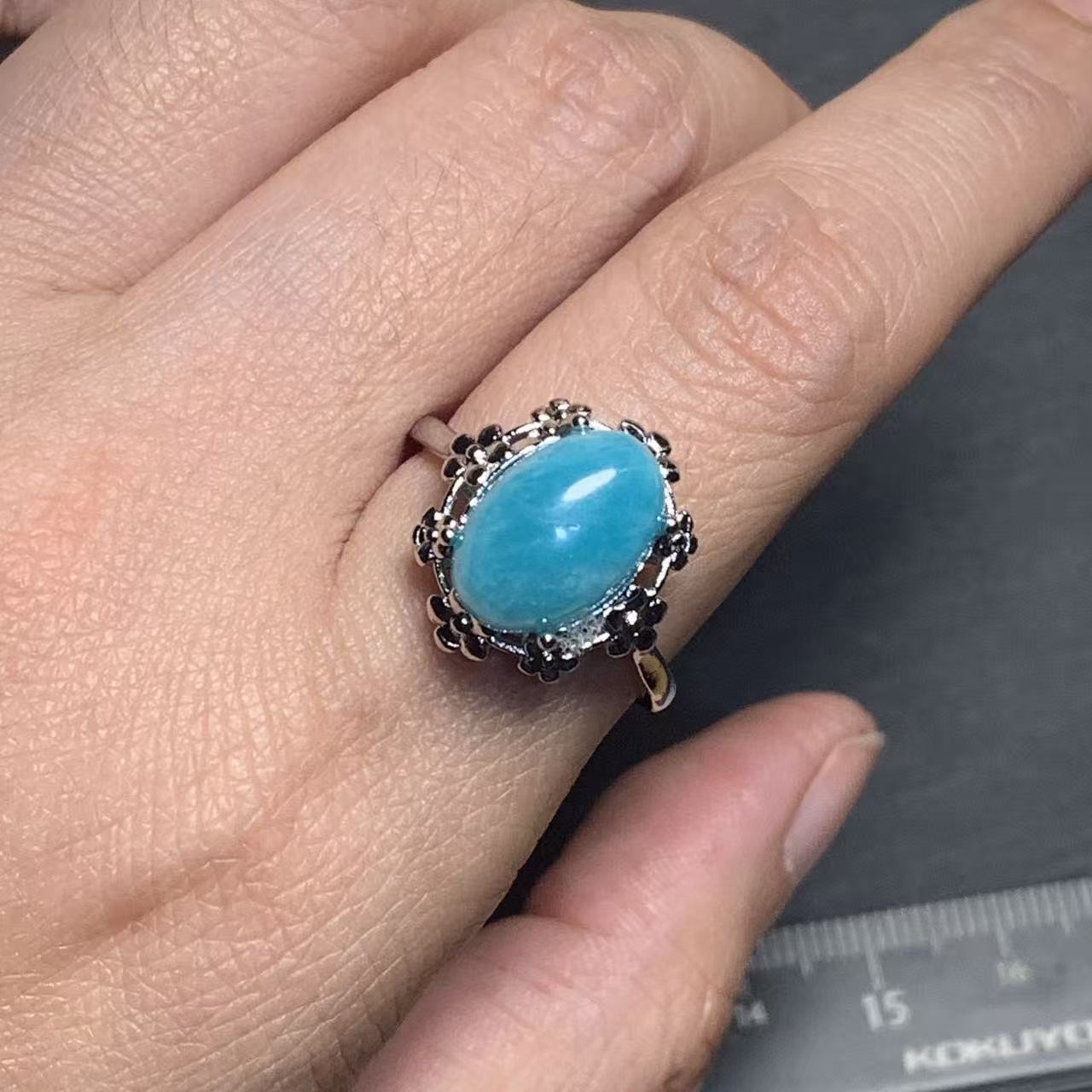 خاتم أمازونيت طبيعي قابل للتعد - مراجعة Body Jewelry Wholesale وسعره