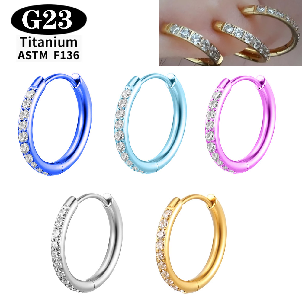 حلقة أنف دائرية مفصلية من التي - مراجعة Body Jewelry Quality وسعره