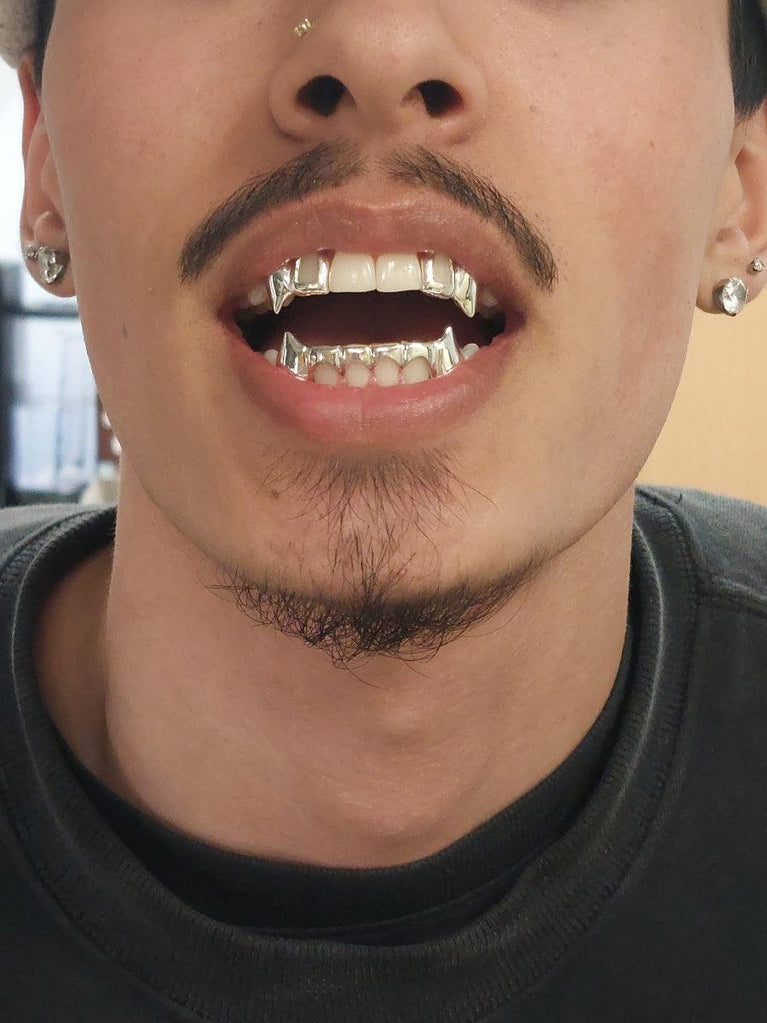 TOPGRILLZ مصاص دماء الشوايات D - مراجعة Body Jewelry Men وسعره