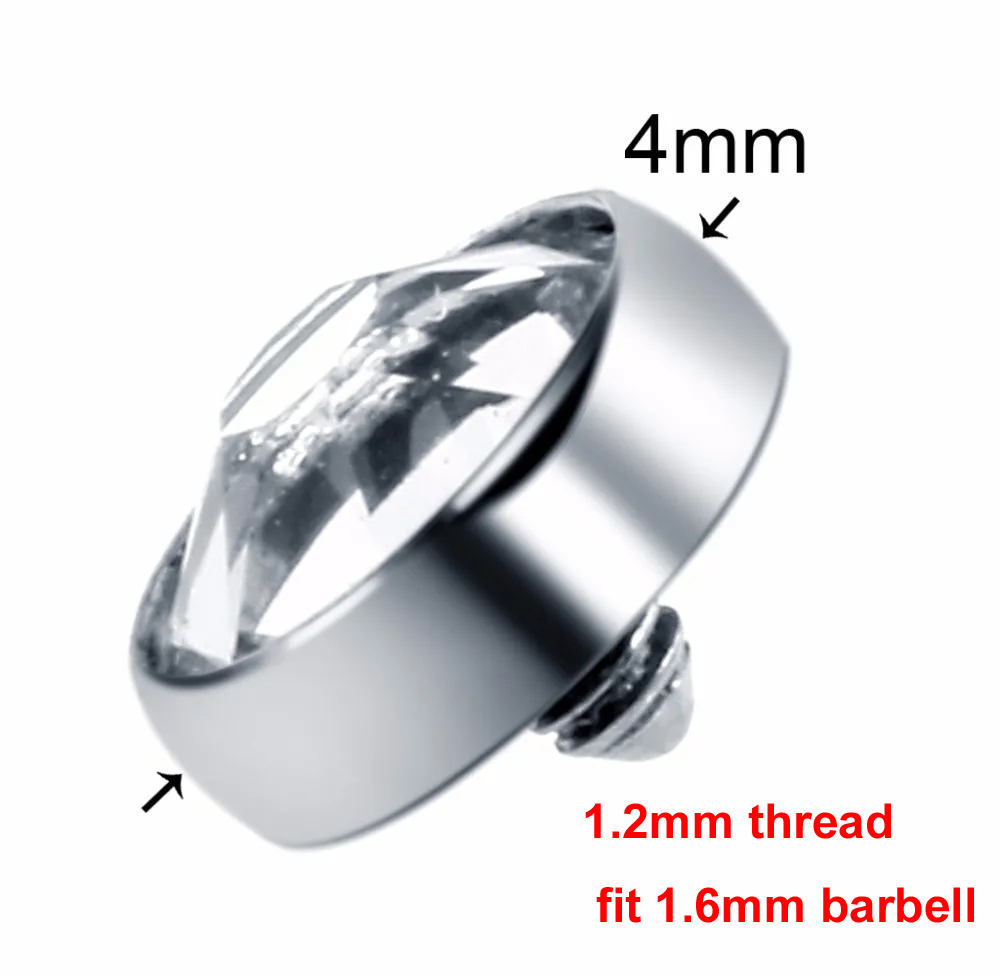 1 قطعة G23 التيتانيوم مرساة ال - مراجعة Body Jewelry Implants وسعره