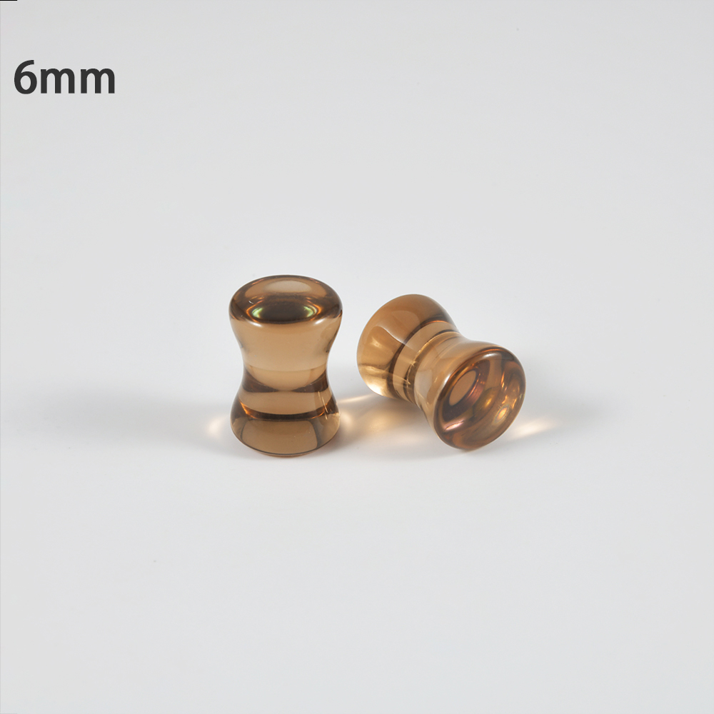 قزحي الألوان الزجاج الأذن المق - مراجعة Body Jewelry Quality وسعره
