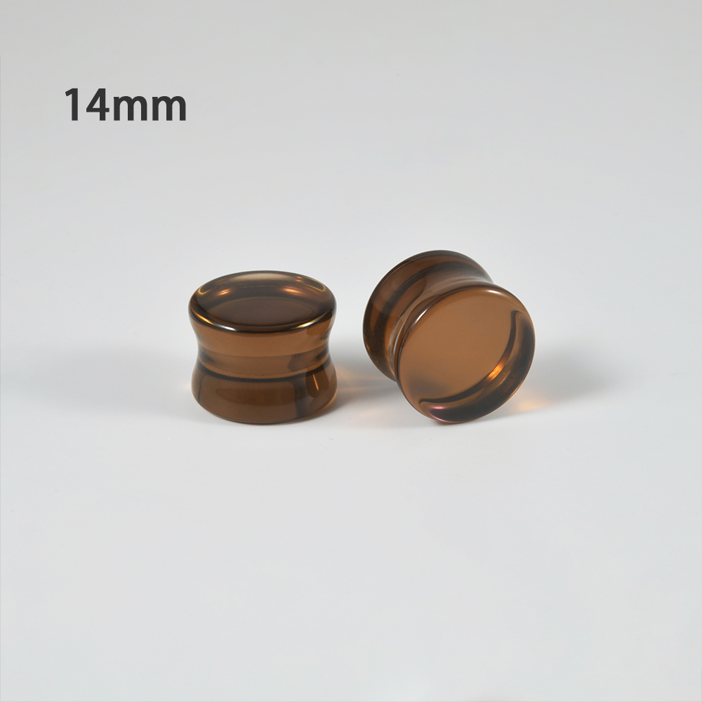 قزحي الألوان الزجاج الأذن المق - مراجعة Body Jewelry Quality وسعره