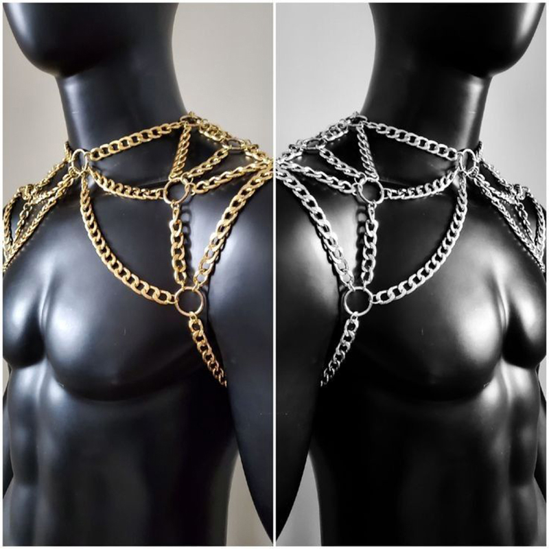 فاسق الرجال الكتف الجسم سلسلة  - مراجعة Body Jewelry Men وسعره