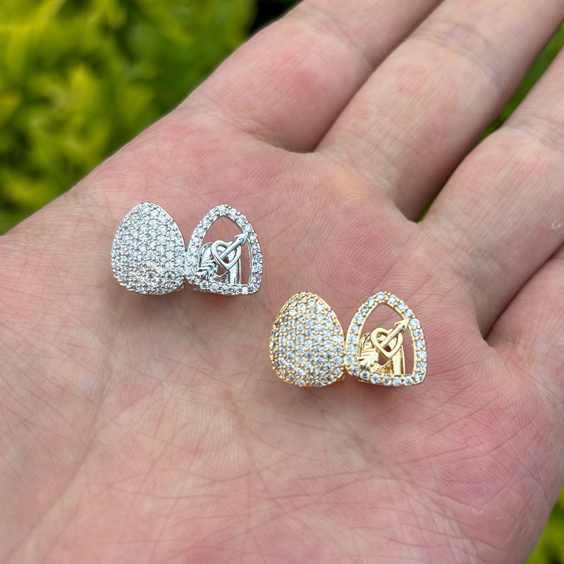 RACHELZ-قبعات أسنان الزركون ال - مراجعة Body Jewelry Men وسعره