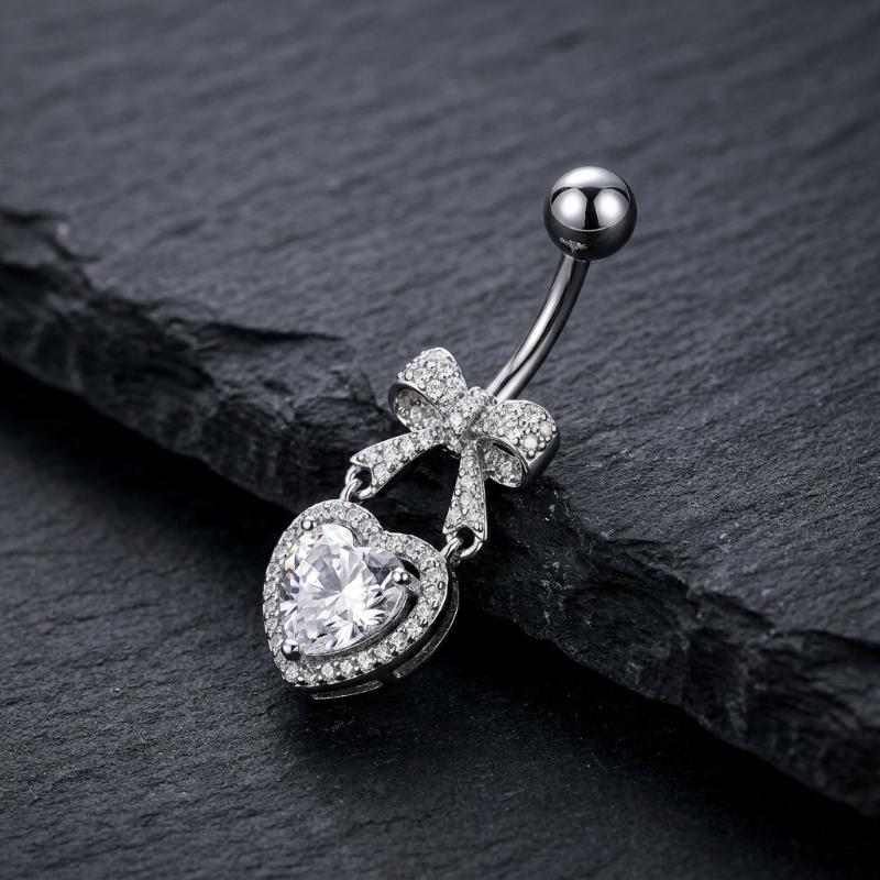 حلقات سرة البطن المصنوعة من ال - مراجعة Body Jewelry Tunnels وسعره