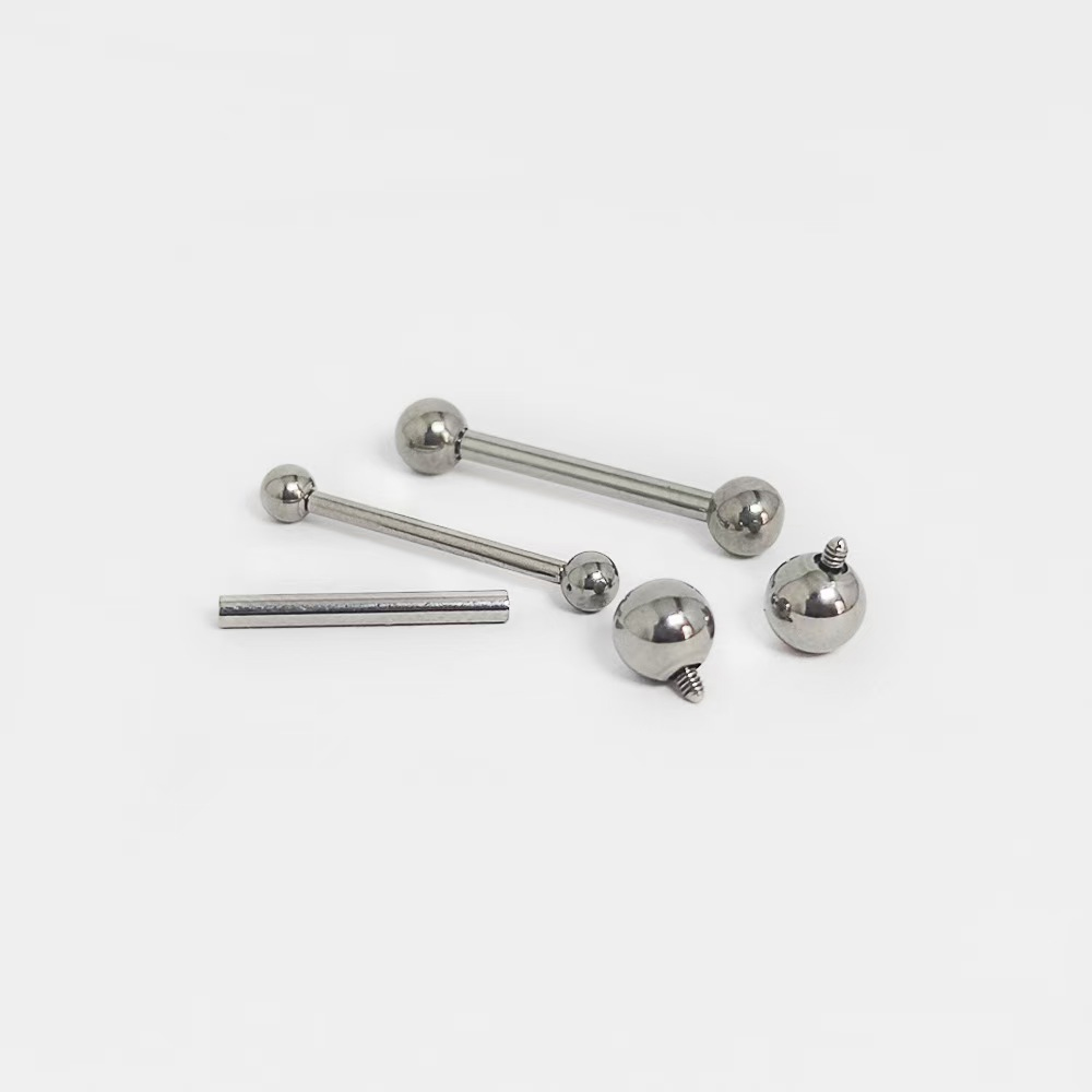 قطعتان/مجموعة من حلقات اللسان  - مراجعة Body Jewelry Implants وسعره