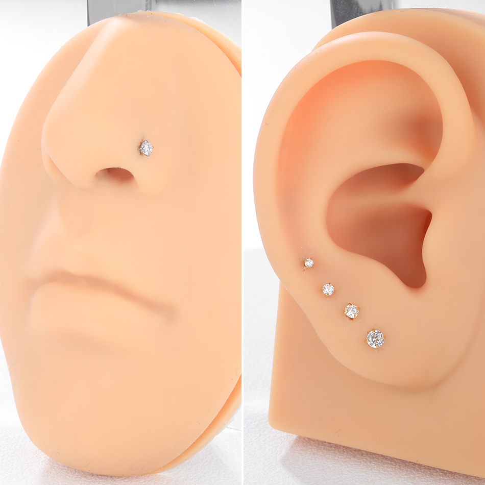 1/5 قطع مجوهرات ثقب الأنف من ا - مراجعة Body Jewelry Implants وسعره