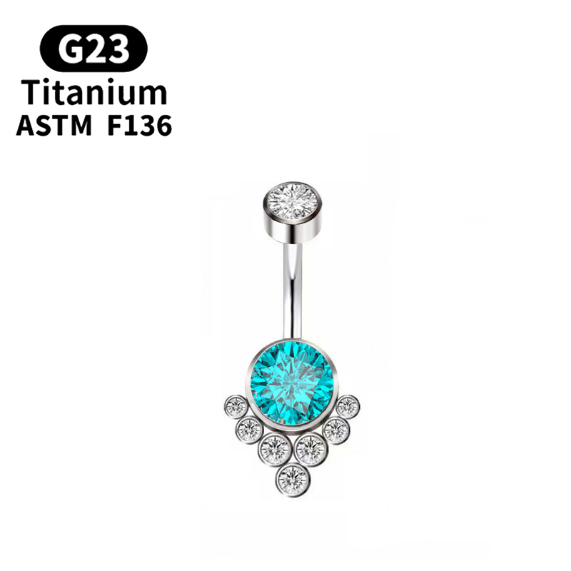 G23 ثقب التيتانيوم التيتانيوم  - مراجعة Body Jewelry Implants وسعره