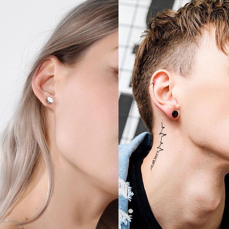 طقم أقراط من الفولاذ المقاوم ل - مراجعة Body Jewelry Tunnels وسعره