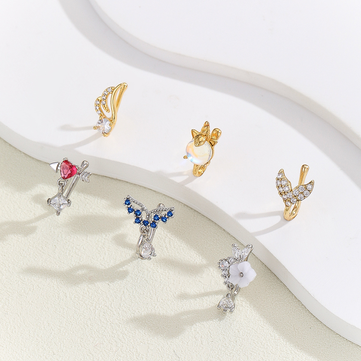 وهمية ثقب الأنف مجوهرات عالية  - مراجعة Body Jewelry Quality وسعره