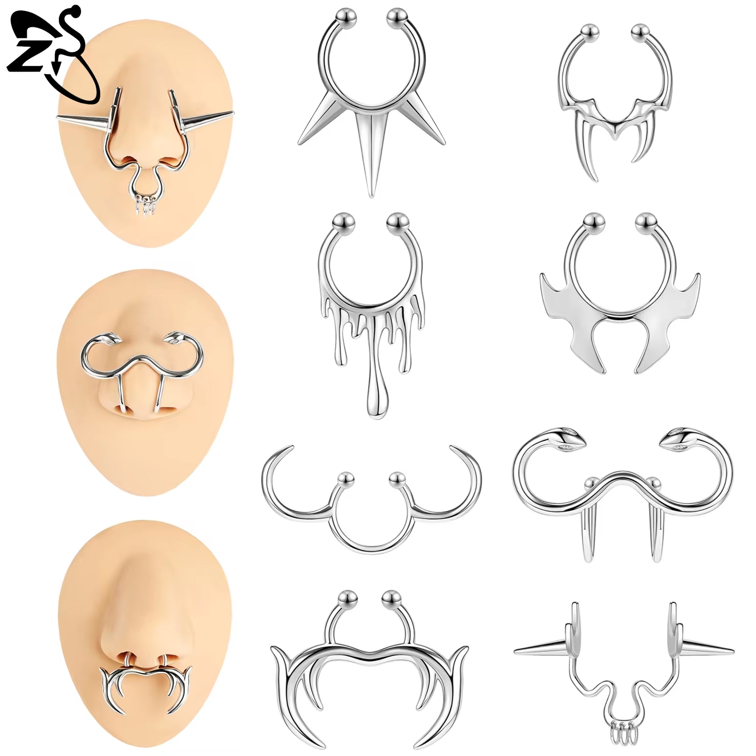 حلقة الحاجز الوهمي للرجال والن - مراجعة Body Jewelry Tunnels وسعره
