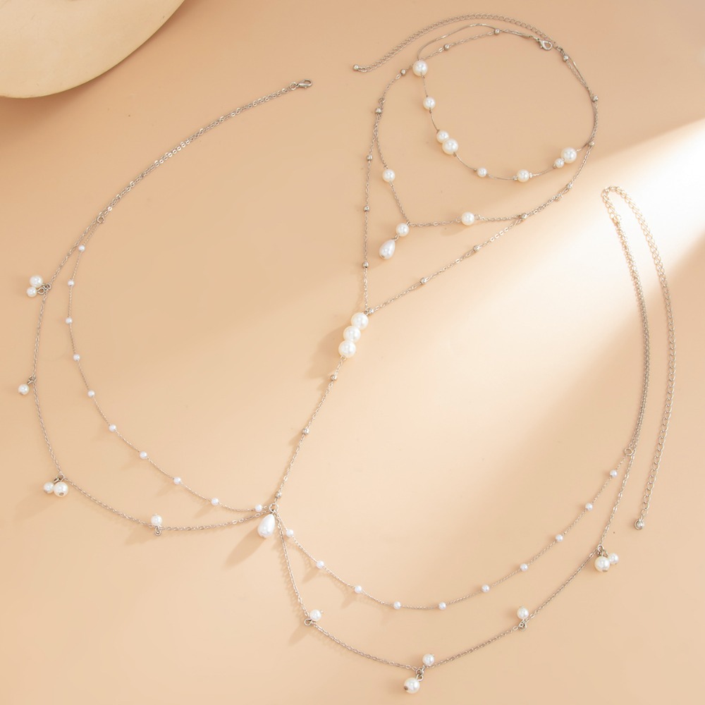 سلسلة صدر وبطن متعددة الطبقات  - مراجعة Body Jewelry Necklace وسعره