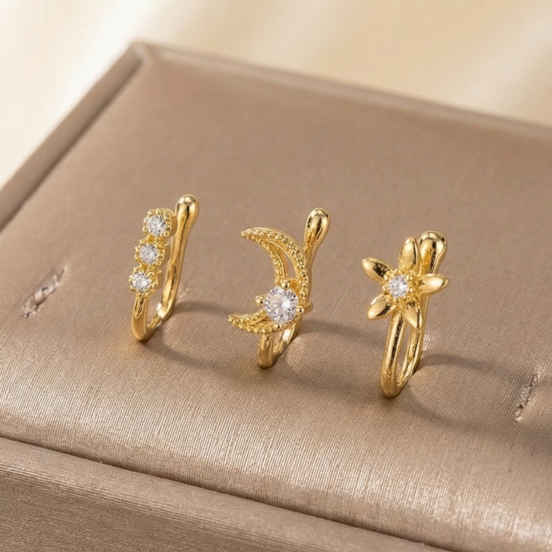 طقم مشبك أنف فاخر من 3 قطع بتص - مراجعة Body Jewelry Nose وسعره