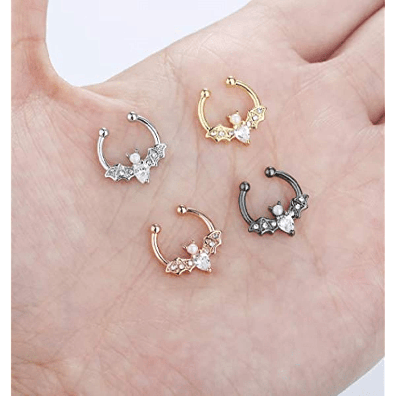 EVISPOL لطيف هالوين الخفافيش ف - مراجعة Body Jewelry Nose وسعره