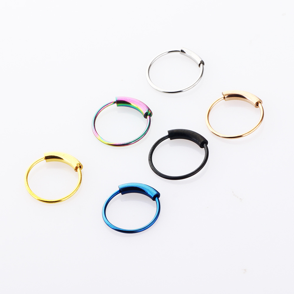 3 قطع/مجموعة حلقات مستمرة بدون - مراجعة Body Jewelry Nose وسعره