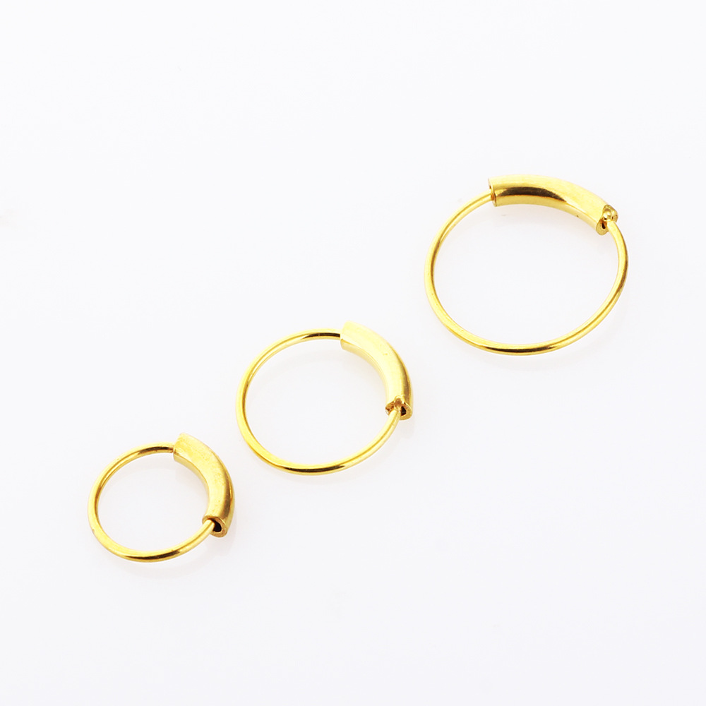 3 قطع/مجموعة حلقات مستمرة بدون - مراجعة Body Jewelry Nose وسعره